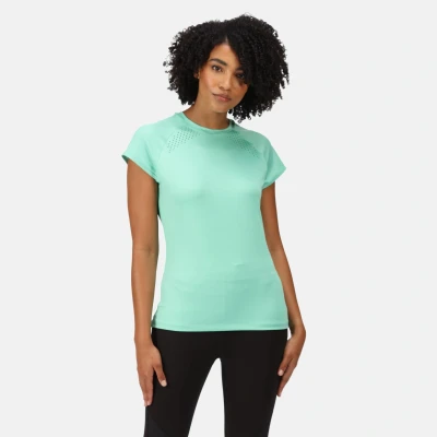 Image of Regatta Women&#039;s Quick Drying Luaza T Shirt Ocean Wave, Size: 16