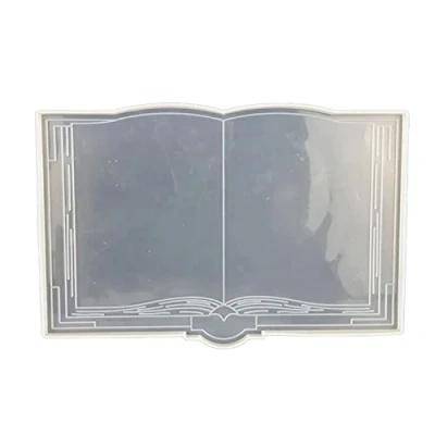 Image of Book mould decoration silicone jewellery epoxy resin casting tool making DIY craft for