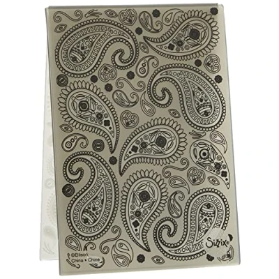 Image of Sizzix 3 D Textured Impressions Embossing Folder Paisley by Georgie Evans, 664796, Multicolor, One Size