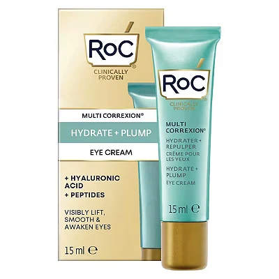 Image of RoC Multi Correxion Hydrate + Plump Eye Cream 15ml