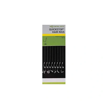 Image of Korum Quickstop Barbed Hair Rigs 10 10cm (8pcs) Coarse rig