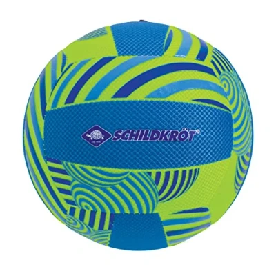 Image of Schildkröt Premium Beach Volleyball, Textile Surface with Non Slip Silicone Print, Sewn On Cover, Good Flight Characteristics, Size 5, Ø 21 cm, 970340