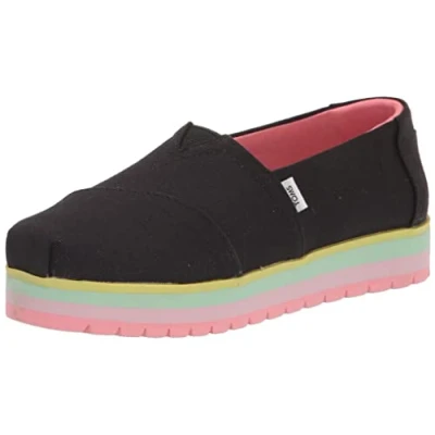 Image of TOMS Alpargata Platform, Black, 5 UK