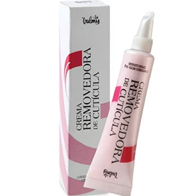 Image of Valmy Instant Nail Cuticle Remover Cream Softens, Moisturizes and Hydrates Cuticles Treatment to Perfect Contour Helps Remove Overgrown Formulated with Mineral Oils (15 ml)