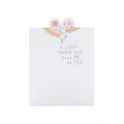 Image of UK Greetings Paper Hug Card for Her/Friend Thinking of You/Sympathy/Support Greeting