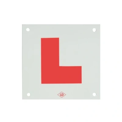 Image of Pair of Rigid 1.5mm thick L Plates Pre Drilled with 4 Holes Genuine LD Brand