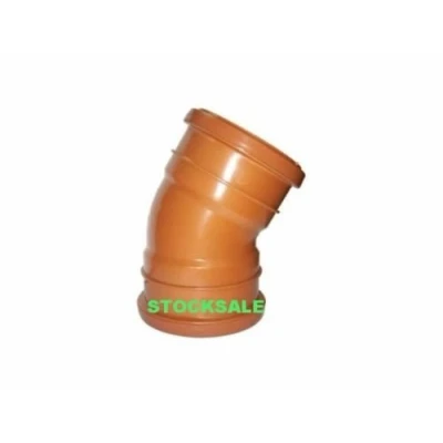 Image of 110mm Underground Drainage 30deg Double Socket Bend Pipelife
