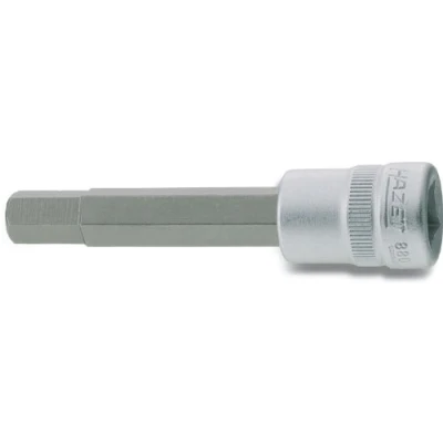Image of 547014, ASE46835300000 Socket HAZET 8801 9 DIN7422 Hexagon Knurled