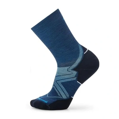 Image of Smartwool RUN Targeted Cushion COLD Weather CREW Sports socks, Size: 8 10.5, Alpine blue