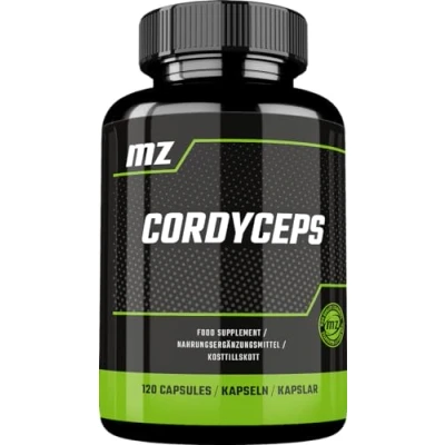 Image of Cordyceps Mushroom 500 mg per Capsule sinensis 10:1 Extract 120 Vegan Capsules 4 Months Supply by MZ