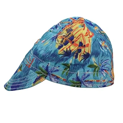Image of RIVERWELD Welding Cap Pure Cotton Mesh Inside Liner for Welders Match Helmet Coconut Colour Work Safety Equipment Gear Head Protection