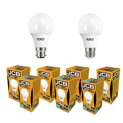 Image of JCB LED GLS Bulbs (6w=40w 10w=60w 15w=100W) LAMP BC B22 ES E27 3000k / 6500k (6w Screw Warm White x2)