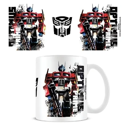 Image of Pyramid International Transformers Mug (Classic Design) 11oz Ceramic Coffee Mug, Cups and Mugs for Men Women Official Merchandise, White