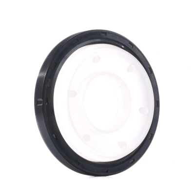 Image of 11117511396, 11117547841, 11117584398 Crankshaft Seal ELRING 257.770 with mounting sleeve PTFE (polytetrafluoroethylene)/ACM (polyacrylate rubber)