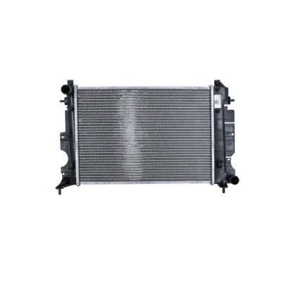Image of 4283438, 4288495, 4729562 Engine radiator NRF 58108 Aluminium 500mm 348mm 32mm with mounting parts Brazed cooling fins