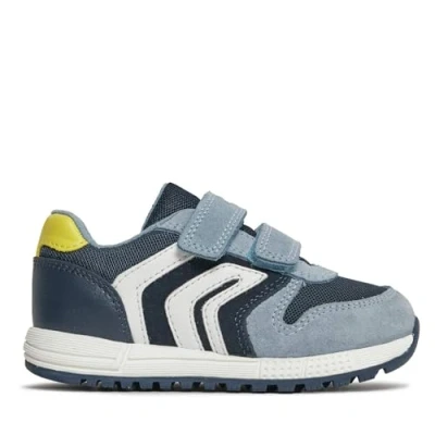 Image of Geox Baby B Albums Boy A Sneaker, Lt Sky Navy, 4.5 UK Child