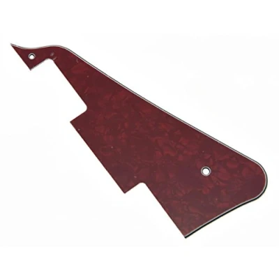Image of KAISH LP Standard Pickguard Guitar Pick Guard Scratch Plate for Les Paul Guitars Made in USA Red Pearl