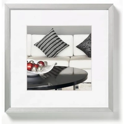 Image of walther Design Picture Frame Silver 20 x cm Aluminium with PassepArtout, Chair AJ220S