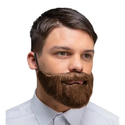 Image of Wicked Costumes Deluxe Realistic Beard Brown