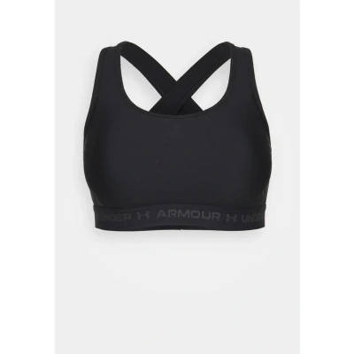 Image of Under Armour Crossback Medium support sports bra, Women&#039;s, Size: 20/22, Black