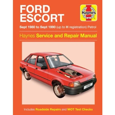 Image of Ford Escort Petrol (Sept 80 Sept 90) Haynes Repair Manual