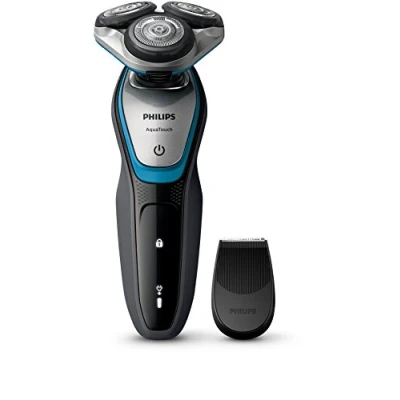 Image of Philips S5400/06 Series 5000 Aqua Touch Electric Shaver with Smart Click Precision Trimmer