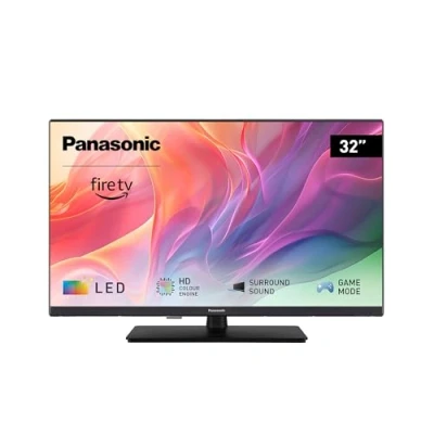 Image of Panasonic TV 32S55AEY, S55 Series 32 inch Full HD LED Smart TV, 2024, Fire Colour Engine, HDR, Alexa Voice Control, Media Player, For An Exceptional Visual Experience