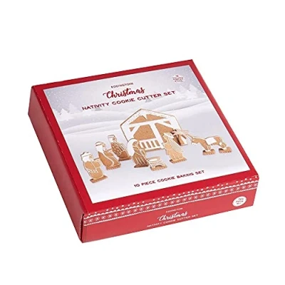 Image of Eddingtons Christmas Nativity Gingerbread Cookie Cutter 10 Piece Set