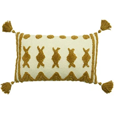 Image of furn. Esme Polyester Filled Cushion, Ginger, 30 x 50cm