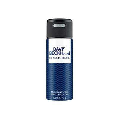 Image of DAVID BECKHAM Classic Blue Deodorant Anti Perspirant Body Spray for Men, 150 ml