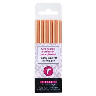 Image of Herbin 35957T Pack of 6 sticks special wax for Guns, Orange