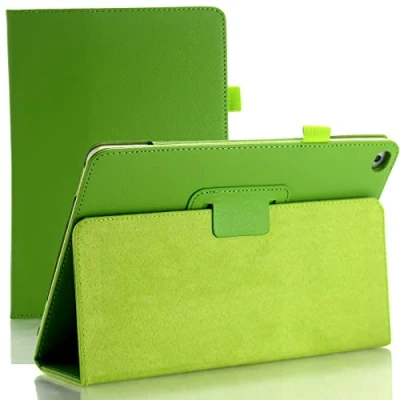 Image of Leather Flip Stand Case for Apple iPad Air 1 (2013) 2 (2014) 9.7 5th Gen (2017) 6th Generation (2018) (Green)