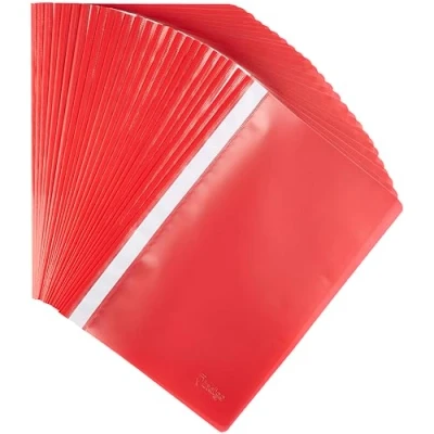 Image of Indigo® A4 Project Folder RED Report Document Files Folders 2 Prong (10)