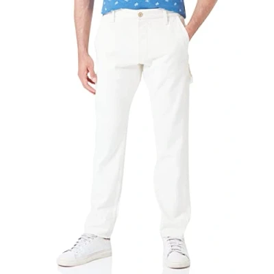 Image of JACK &amp; JONES Men&#039;s Jjichris Jjutility Mf 718 Jeans, Ecru, 33 W/30 L