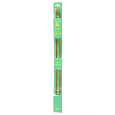 Image of Pony Single Ended Bamboo Knitting Pins, Multi Colour, 4mm