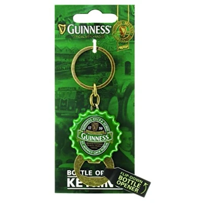 Image of Guinness® Green Collection Flip Down Bottle Opener Keyring