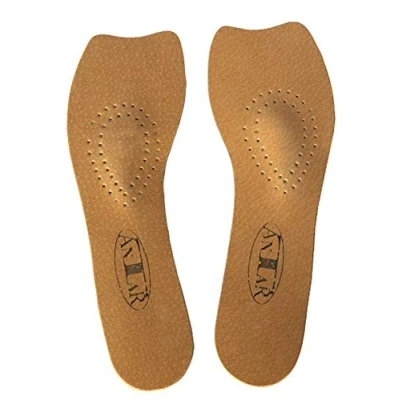 Image of Antar AT53504 Orthopaedic 3/4 Insoles Leather with Splayfoot Pad 40 g, Size 37/38