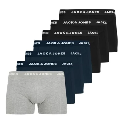 Image of Jack &amp; Jones 7 PACK LN Pants navy blazer packnavy black m, Men&#039;s, Size: XL