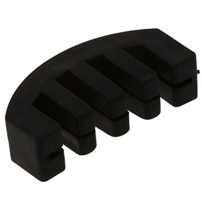 Image of ISTOVO Violin Practice Heavy Black Rubber Mute Acoustic Electric
