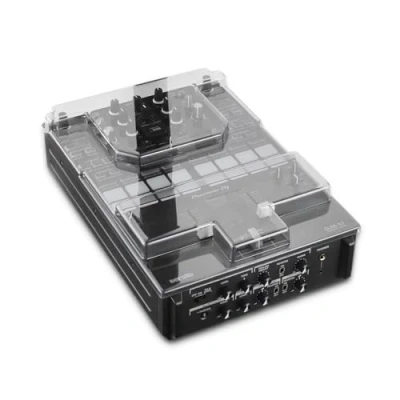 Image of Decksaver Cover for Pioneer DJ DJM S7 Super Durable Polycarbonate Protective lid in Smoked Clear Colour, Made The UK DJs&#039; Choice Unbeatable Protection