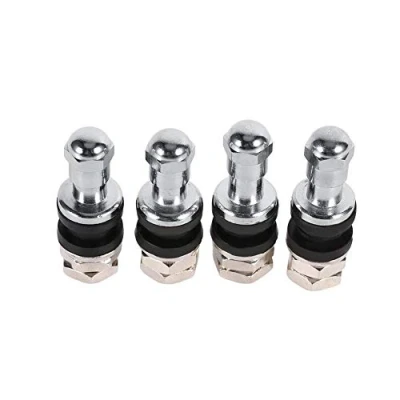 Image of Metal Valve stems ◈ Fydun 4Pcs Car Tubeless Wheel Tire Stem Bolt In High Pressure Flush Mount Rear