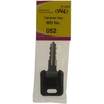 Image of W4 WD Replacement Caravan Key No052 Black