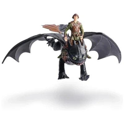 Image of Dreamworks Dragons 6074007 Figure Movie Med Toothless Hiccup, Multicoloured