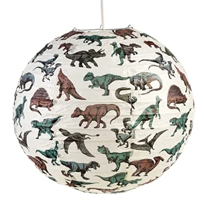 Image of Children&#039;s Paper Lampshade Choice of Design (Sharks)