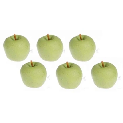 Image of Melody Jane Dolls House Green Apples Miniature Kitchen Garden Greengrocers Accessory Fruit