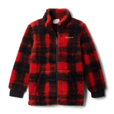 Image of Columbia Youth Boys Rugged Ridge II Printed Sherpa Full Zip