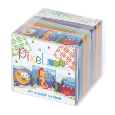 Image of PIXEL Creative Kit Cube 3 Decors 6x6 cm Under The Ocean