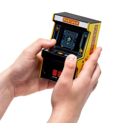 Image of Arcade Classics Pac Man Retro Mini Game, 4 Color Screen, Great Gift for Kids 8 to 98