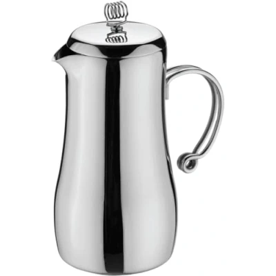 Image of Café Stal Elements Stylish 18/10 Stainless Steel Double Wall Cafetiere with Cool Touch Wire Handles, Mirror Polished, 2 Cup