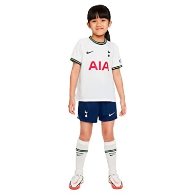 Image of Tottenham Hotspur Unisex 2022/23 Season Official Home Game Kit, White/Binary Blue, XS UK